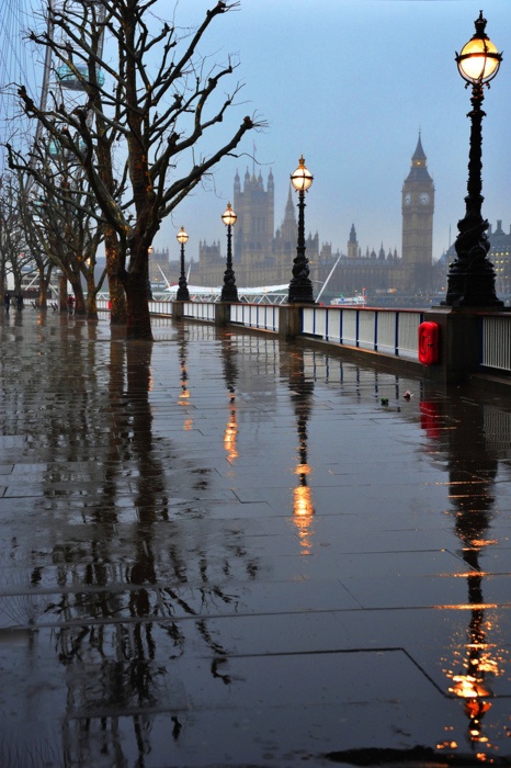 London in the Rain